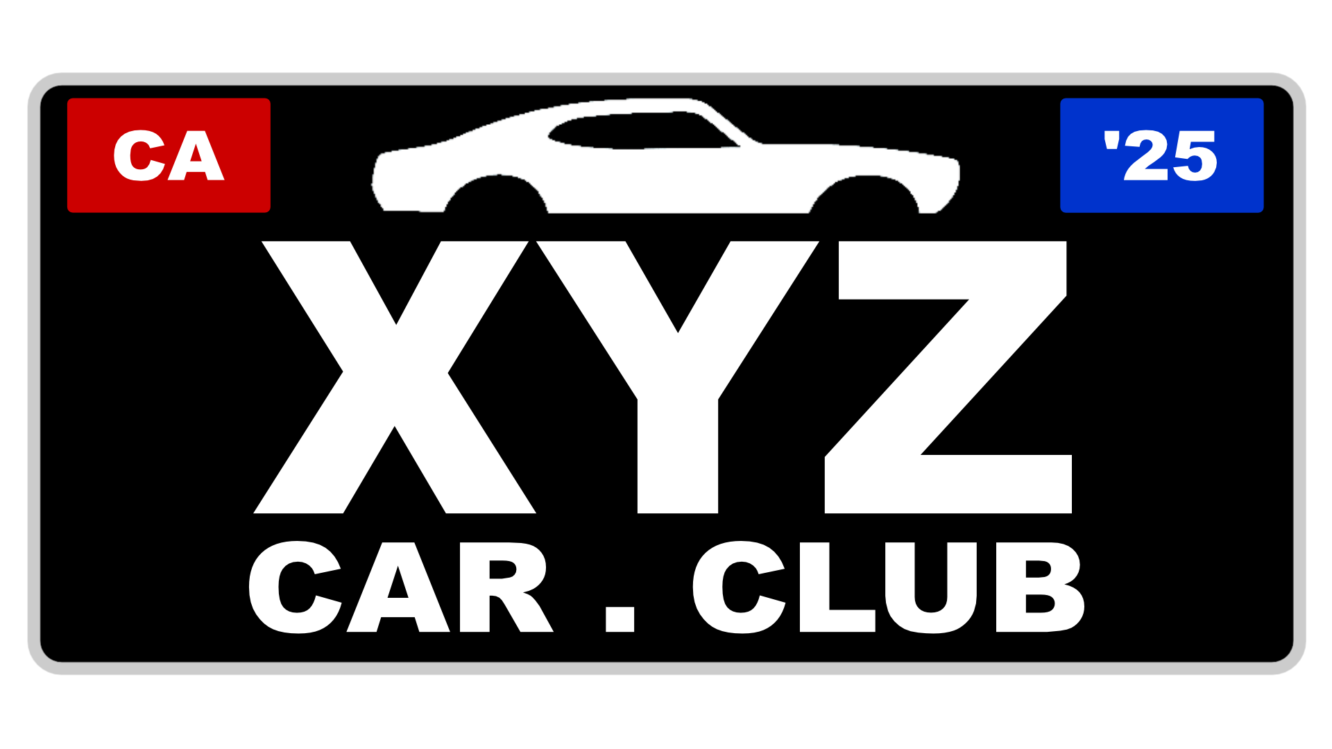 XYZ Car Club logo